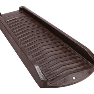 Amerimax 2.5 in. H X 11.5 in. W X 24 in. L Brown Vinyl K Splash Block