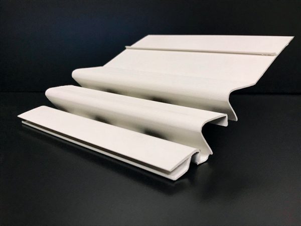 Crane WaterFall 4 in. W X 8 ft. L White PVC Gutter Guard