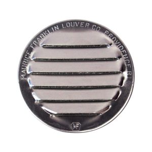 Maurice Franklin Louver 2.5 in. W X 2.5 in. L Bright Silver Aluminum Mini Louver