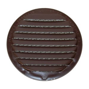 Maurice Franklin Louver 6 in. W X 6 in. L Gloss Brown Aluminum Mini Louver
