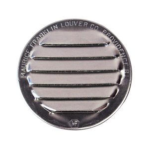 Maurice Franklin Louver 3 in. W X 3 in. L Bright Silver Aluminum Mini Louver