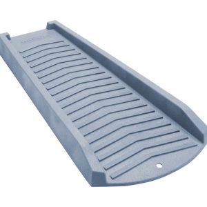 Amerimax 2.5 in. H X 11.5 in. W X 24 in. L Slate Vinyl Splash Block