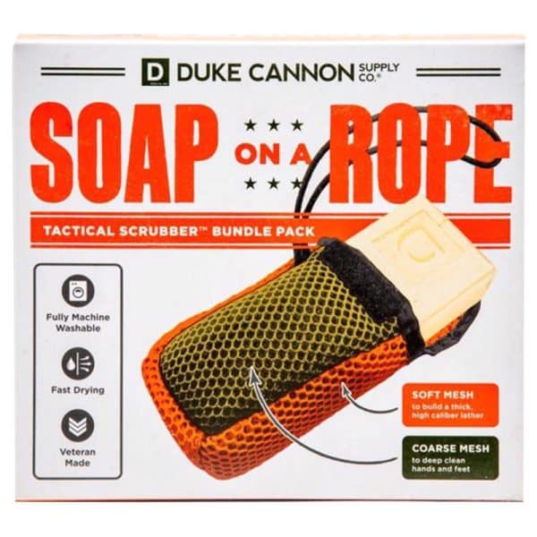 Duke Cannon Soap on a Rope Bath Sponge Set 1 pk