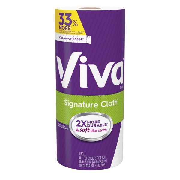 Viva Signature Cloth Paper Towels 91 sheet 1 ply 1 pk