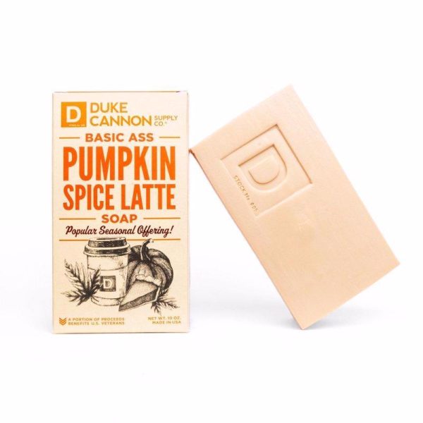 Duke Cannon Organic Pumpkin Spice Latte Scent Bar Soap 10 oz