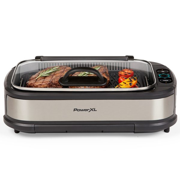 PowerXL Black Nonstick Surface Indoor Grill 15.4 sq in