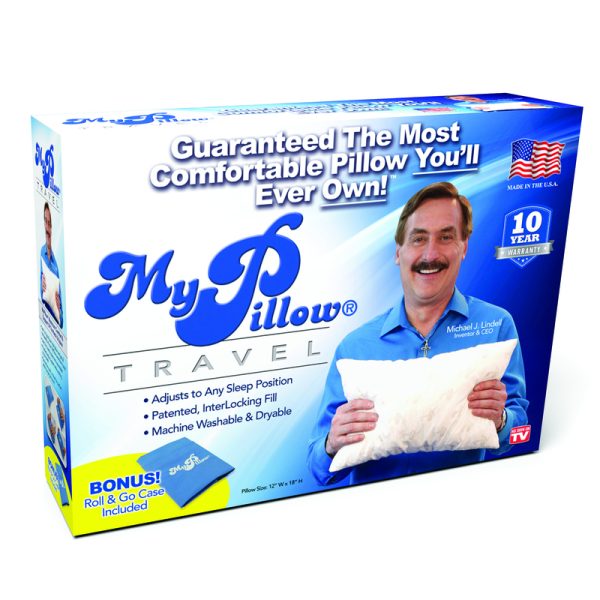 My Pillow Roll & GoAnywhere Travel Pillow Foam 1 pk