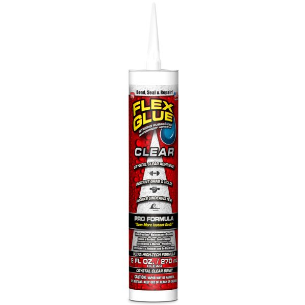 FLEX SEAL Family of Products FLEX GLUE Clear Rubberized Waterproof Adhesive 9 oz