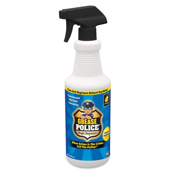Grease Police Clean Scent Concentrated Cleaner and Degreaser Liquid 32 oz