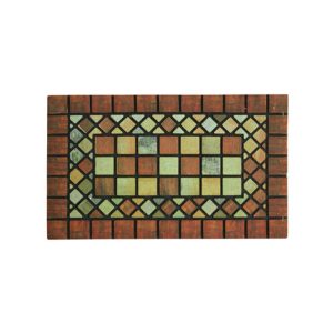 Sports Licensing Solutions 30 in. L X 18 in. W Multicolored Terra Cotta Nylon Floor Mat
