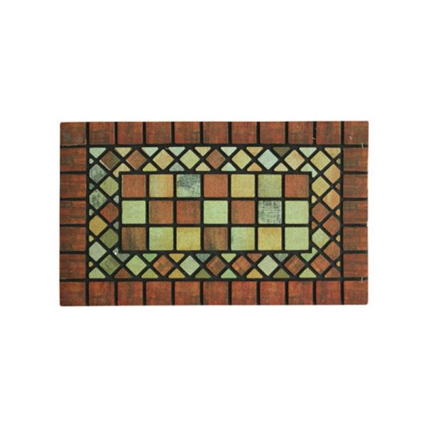 Sports Licensing Solutions 30 in. L X 18 in. W Multicolored Terra Cotta Nylon Floor Mat
