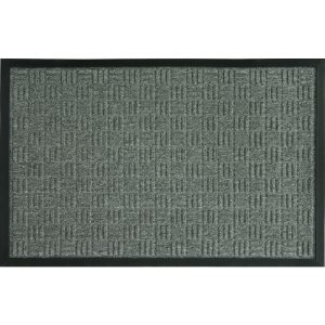 Sports Licensing Solutions 36 in. L X 24 in. W Gray Parquet Olefin Floor Mat