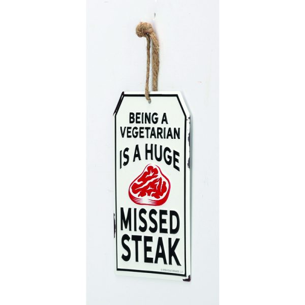 Open Road Brands Steak Wall Art Metal 1 pk