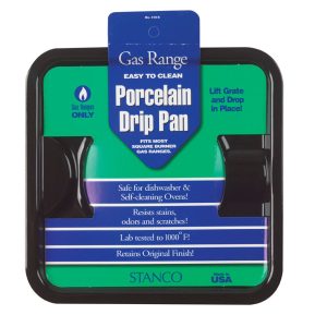 Stanco Porcelain Drip Pan 7-3/4 in. W X 7-3/4 in. L