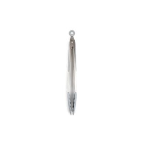 Core Kitchen Silver Silicone Locking Tong