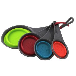 Squish 1/4, 1/3, 1/2 and 1 cups Polypropylene/TPR Assorted Measuring Cup Set