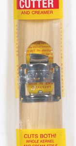 Lee's Stainless Steel/Wood Corn Cutter
