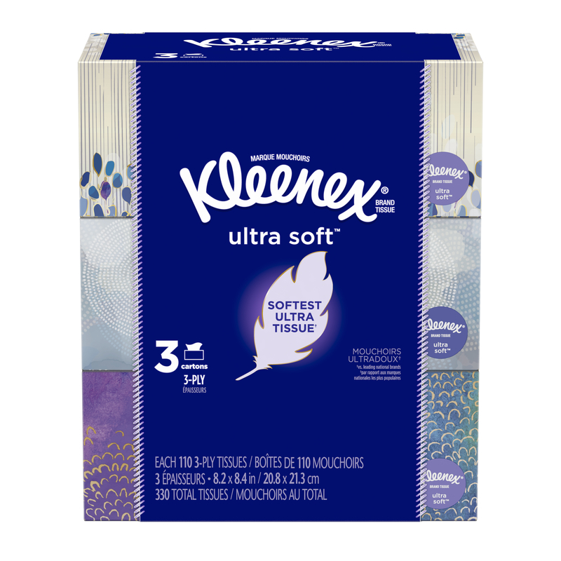 Kleenex Ultra Soft 110 ct Facial Tissue - PaintPlace New York