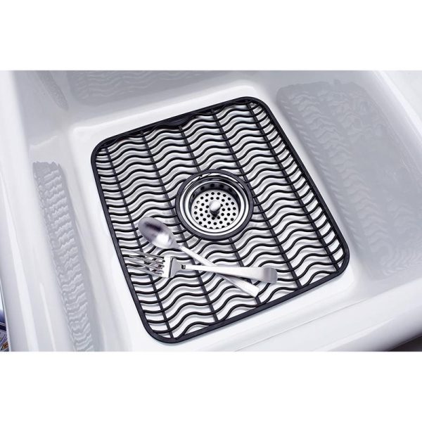 Rubbermaid Black Plastic Sink Protector
