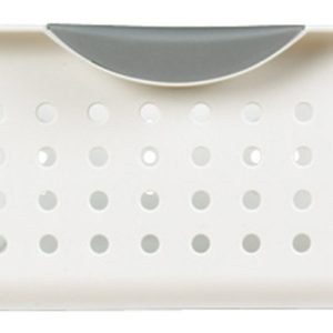 Sterilite 0.9 cu ft White Storage Bin 5 in. H X 10.75 in. W X 13.75 in. D Stackable