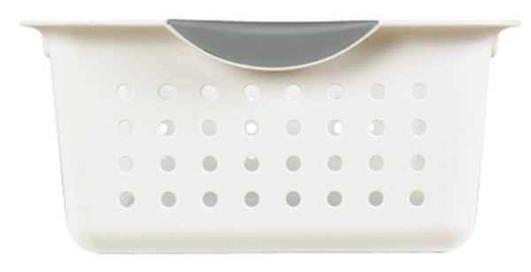 Sterilite 0.9 cu ft White Storage Bin 5 in. H X 10.75 in. W X 13.75 in. D Stackable