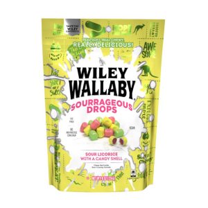 Wiley Wallaby Watermelon, Lemon & Green Apple Sourrageous Drops 8 oz