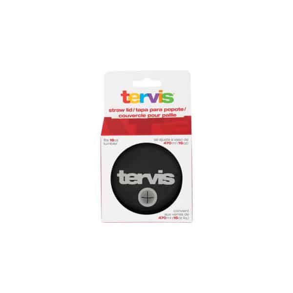 Tervis Black/Gray Straw Lid
