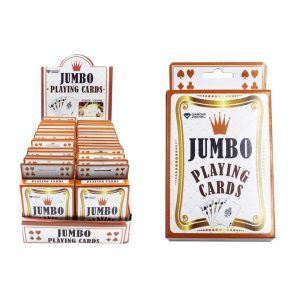 Diamond Visions Jumbo Playing Card Paper/Plastic 54 pc