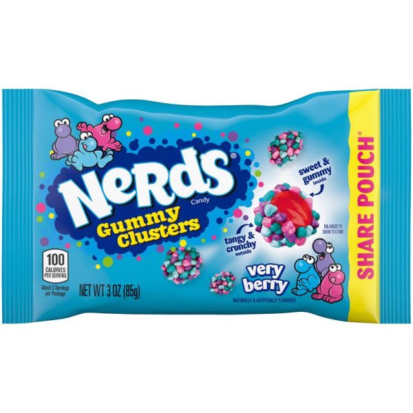 Nerds Very Berry Clusters Gummy Candy 3 oz