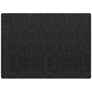 Multy Home 6 ft. L X 4 ft. W Charcoal Cocord Polyester Floor Mat