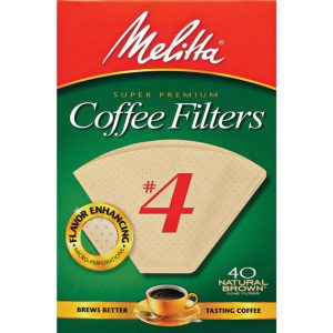 Melitta 12 cups Brown Cone Coffee Filter 40 pk