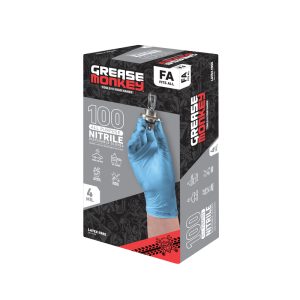 Grease Monkey Nitrile Disposable Gloves One Size Fits Most Blue 100 pk