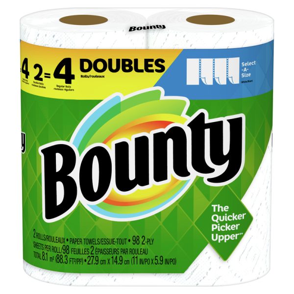 Bounty Select-A-Size Paper Towels 98 sheet 2 ply 2 pk