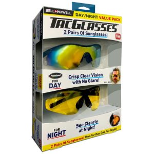 Bell + Howell Tac Glasses Sunglasses Plastic 2 pk