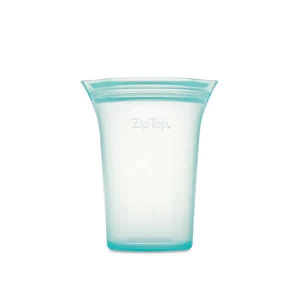 Zip Top 16 oz Teal Storage Cup 1 pk