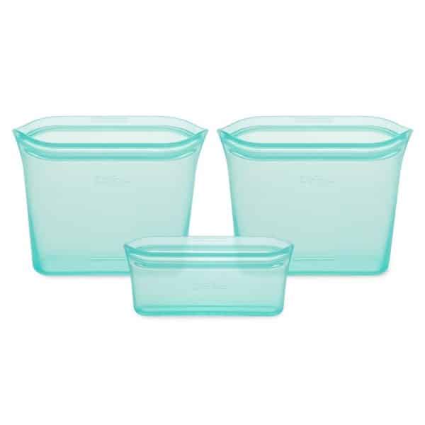 Zip Top Teal Storage Cup Set 1 pk