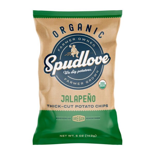 SpudLove Jalapeno Potato Chips 5 Bagged