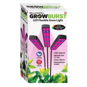 Bell + Howell Bionic Glow 24.02 in. Multicolor Table Grow Lamp