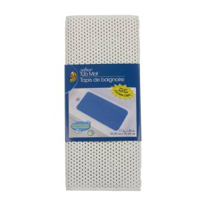 Duck Softex 17 in. L X 36 in. W White Polypropylene Bath Mat Latex Free