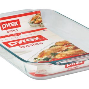 Pyrex 10 in. W X 15 in. L Baking Dish Clear