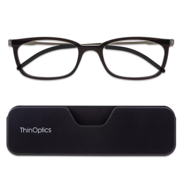 ThinOptics Always With You Black Reading Glasses 2.0