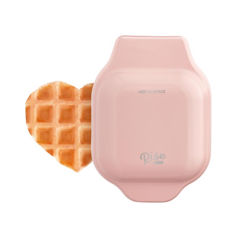 Rise by Dash 1 waffle Pink Plastic Waffle Maker - PaintPlace New York