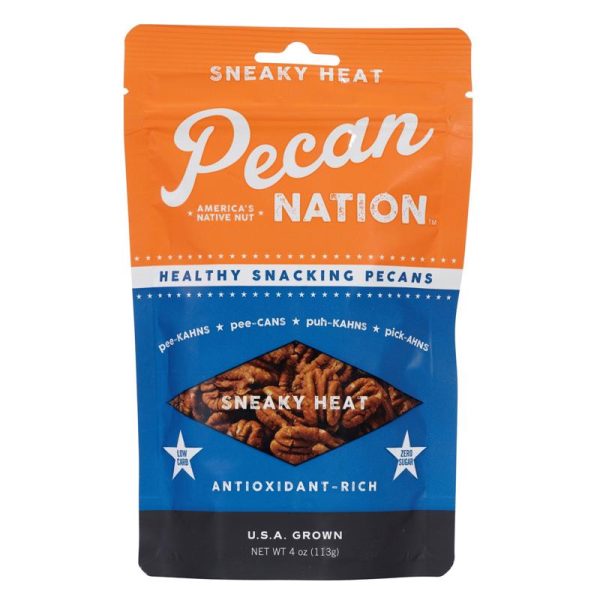 Pecan Nation Sneaky Heat Pecans 4 oz Pouch