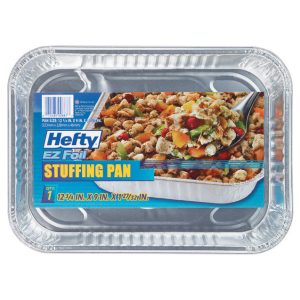 Hefty EZ Foil 9 in. W X 13 in. L Roaster Pan Silver
