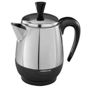 Farberware 4 cups Black/Silver Percolator