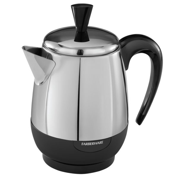Farberware 4 cups Black/Silver Percolator