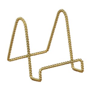 Tripar 7 in. Brass Twisted Wire Display Stand