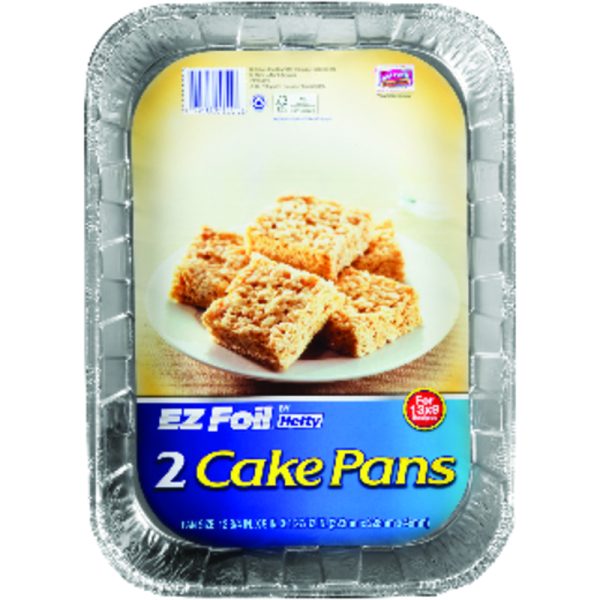 Hefty EZ Foil 9 in. W X 13 in. L Cake Pan 2 pc