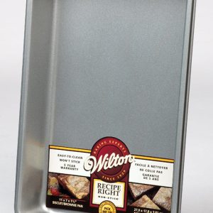 Wilton 7 in. W X 11 in. L Biscuit and Brownie Pan Silver