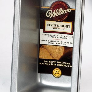 Wilton 3 in. W X 5-3/4 in. L Loaf Pan Silver 1 pc